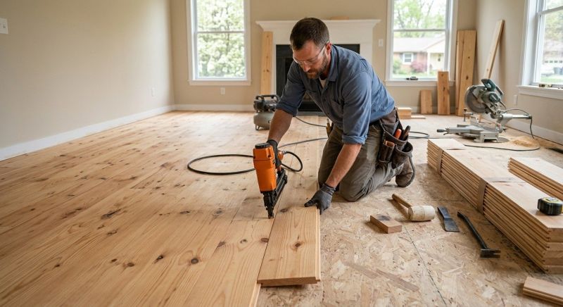 Birch Floor Installation in Phoenix, AZ