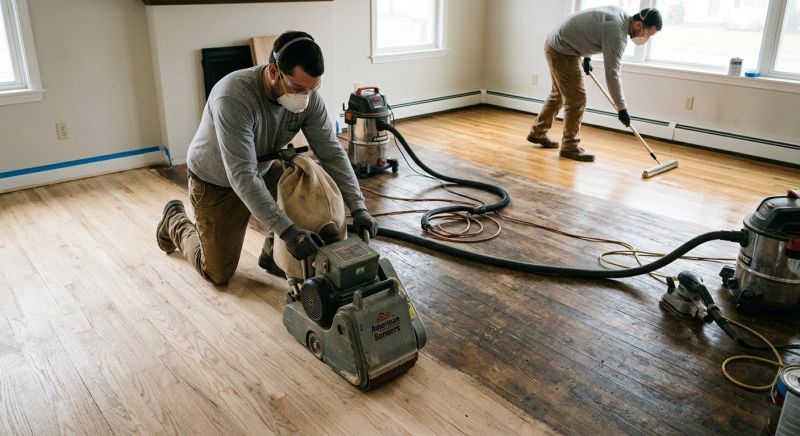 Teak Floor Refinishing in Overland Park, KS